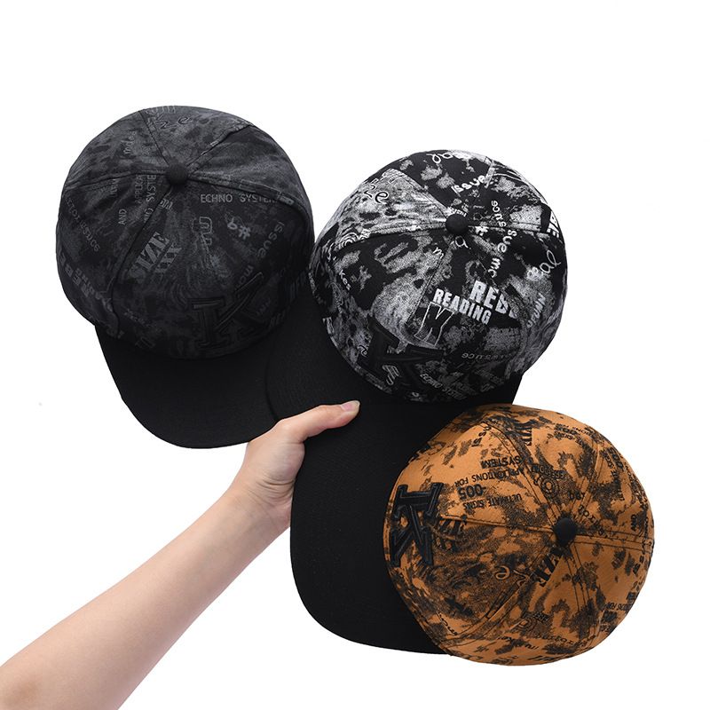 Cappello da baseball Hip Hop versione coreana Duck Tongue Street Dance Trend personalizzato con bordo piatto_voghion.com