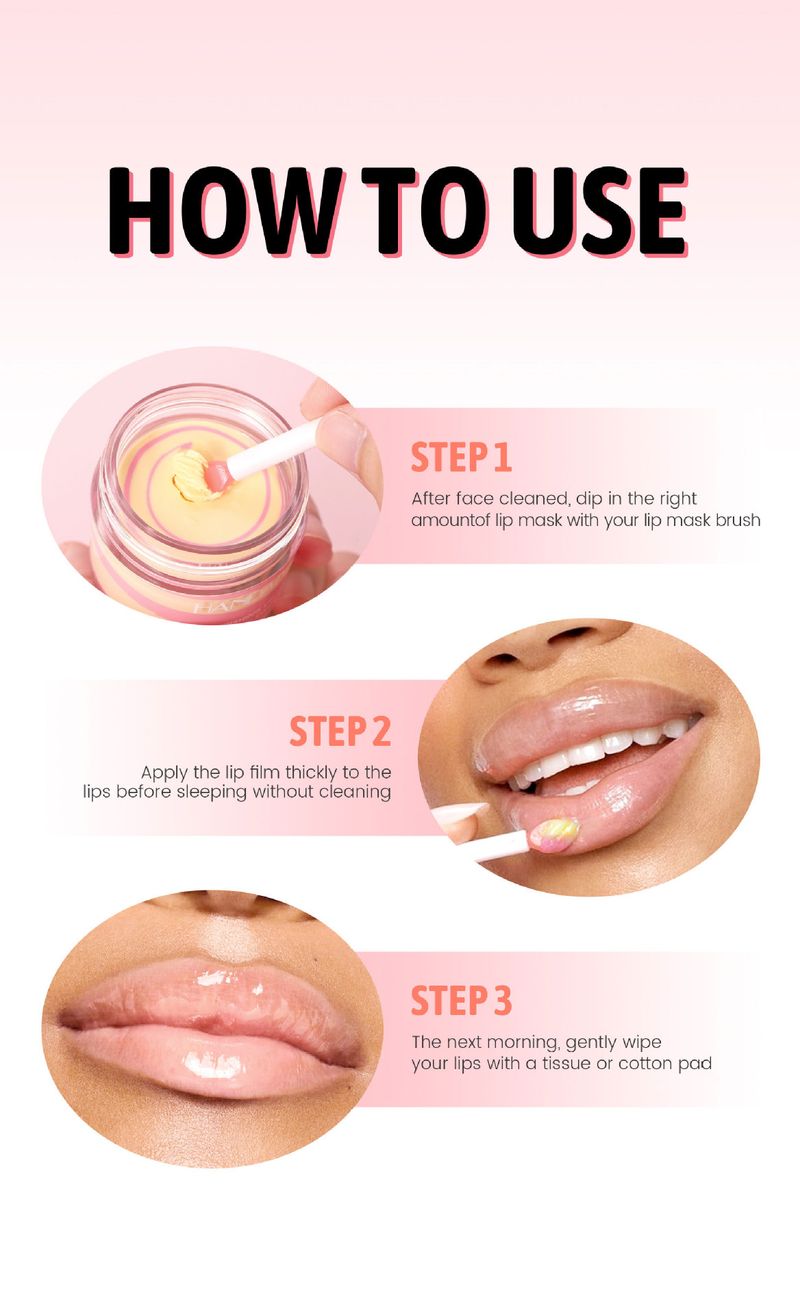 HANDAIYAN 6 - Color Spiral Lip Mask - Moisturizing, Fading Lip Lines & Preventing Dryness And Cracking_voghion.com