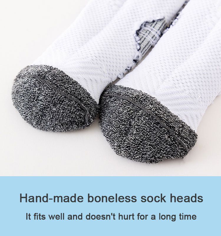 ActiveGo ActiveGo Cross-Border Sweat-Absorbent Breathable Towel Bottom Men's Short Tube Sports Thickened Running Outdoor Hiking Socks_voghion.com