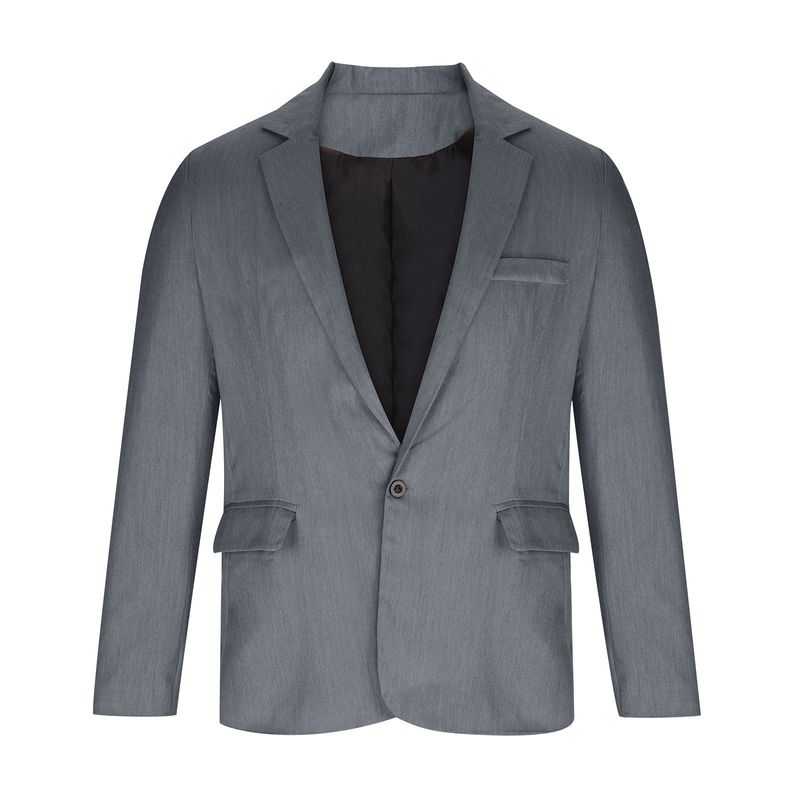 Giacca da uomo con un bottone, stile casual_voghion.com