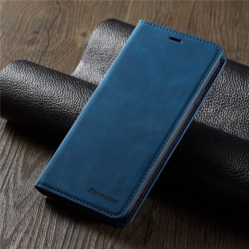 Étui portefeuille fin en cuir suédé pour iPhone 11 12 13 14 15 16 17 Pro Max Mini XR XS 8 7 6 Plus SE 2020 5S_voghion.com