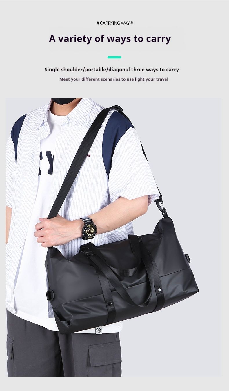 Reisetasche für Herren, modische Fitness- und Freizeittasche, multifunktionale Yoga-Reisetasche, kann über der Schulter, in der Hand oder als Crossbody getragen werden_voghion.com