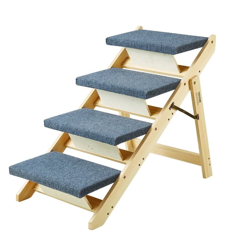Scale per cani, gradini piccoli 2 in 1, rampa, cucce per animali domestici, pieghevoli e divani, scale in legno, per cani e auto, per animali domestici 4_voghion.com