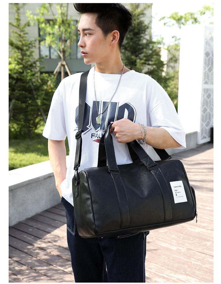 Neue Reisetasche mit großem Fassungsvermögen für Herren mit Trennung von Trocken- und Nassmaterial, separatem Schuhfach und vielseitiger tragbarer Sporttasche_voghion.com