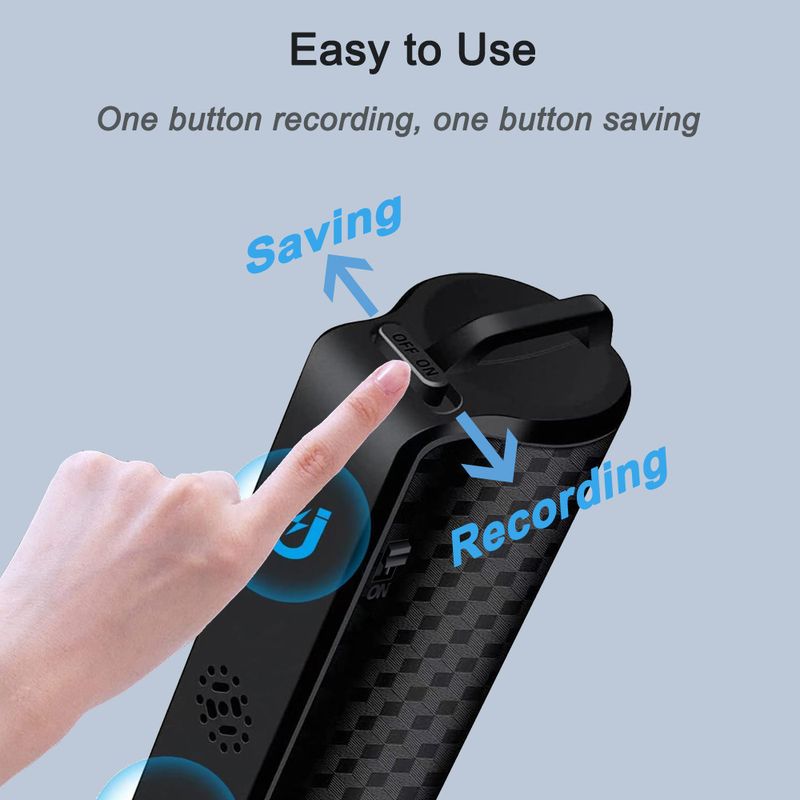 Magnetic Long Battery Life For Class Business Meeting Intelligent Control Voice Recorder Pen_voghion.com