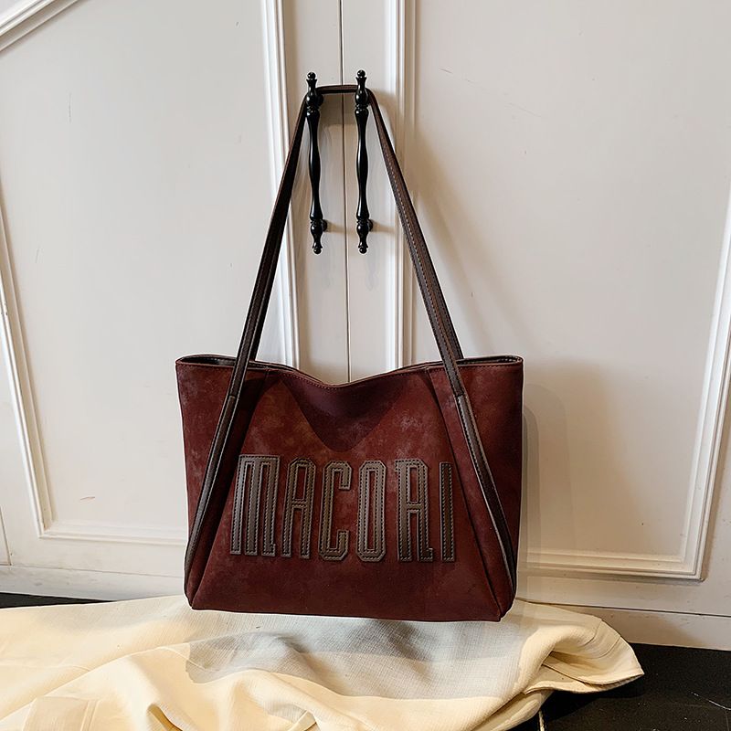 Borsa a tracolla in tela, semplice, per studenti universitari, grande capacità, casual, versatile, per pendolari, per donne_voghion.com