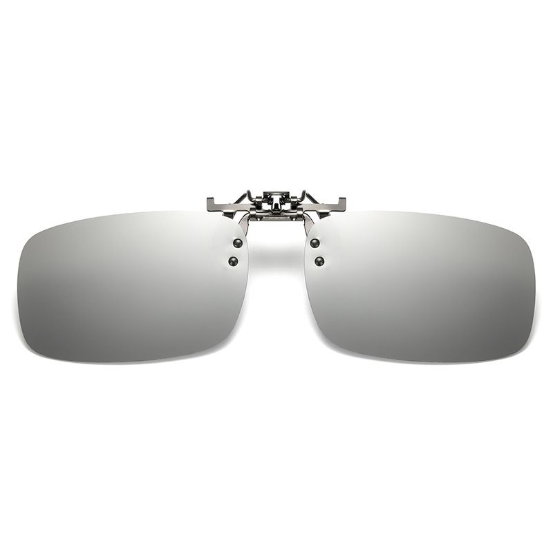 Quadratische polarisierte Clip-On-Metall-Klapp-Ultraleicht-Sonnenbrillen für Fahrer und Angler_voghion.com