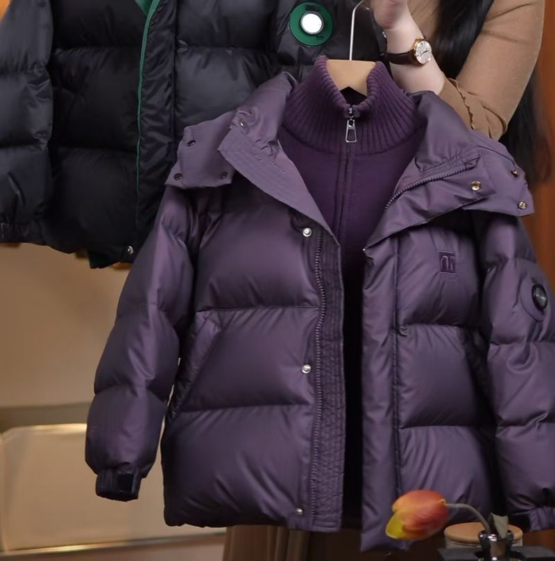 Mother & Kids Boys' Winter Padded Jacket With Hood - Warm Windproof Quilted Coat, Color Block Design, Soft Polyester Fill, For Kids 120-170cm_voghion.com