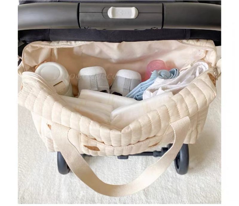 Nuovo stile mamma bambino Yansew grande capacità coperta bambina plissettata borsa portaoggetti, vestiti pieghevole sacchetto antipolvere_voghion.com