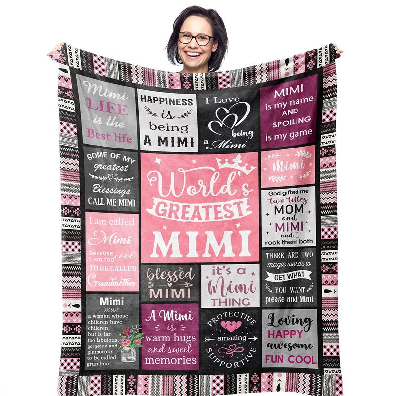 Black And Pink Plaid Pattern Blanket Flannel Soft And Comfortable Home Blanket Cover Blanket Sister Birthday Holiday Gift_voghion.com