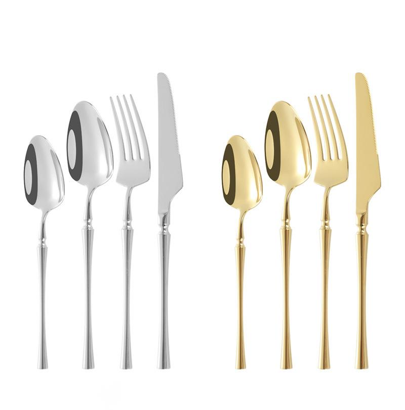 Xiaoman Waist 304 Stainless Steel Cutlery Thickened Steak High-Value Ins Style Western Tableware Knife Fork Spoon_voghion.com