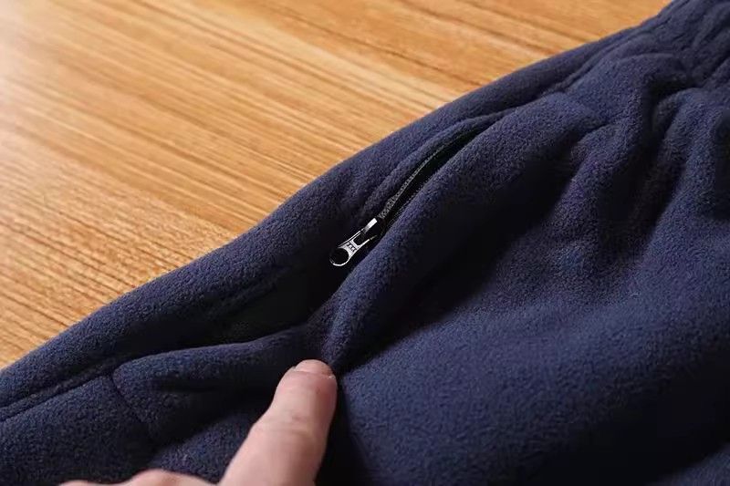 Pantaloni da tuta chiusi da uomo e da donna, caldi e caldi, resistenti al freddo, in pile spesso e velluto, per attività all'aperto, tempo libero e sport, adatti a autunno e inverno._voghion.com