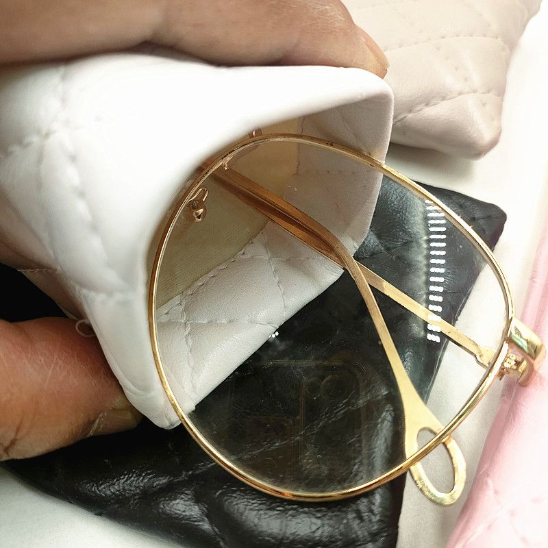 Unisex Elastic-mouth Glasses Bag Automatically Closes Glasses Storage Bag Leather Sunglasses Portable Sunglasses Storage Bag_voghion.com