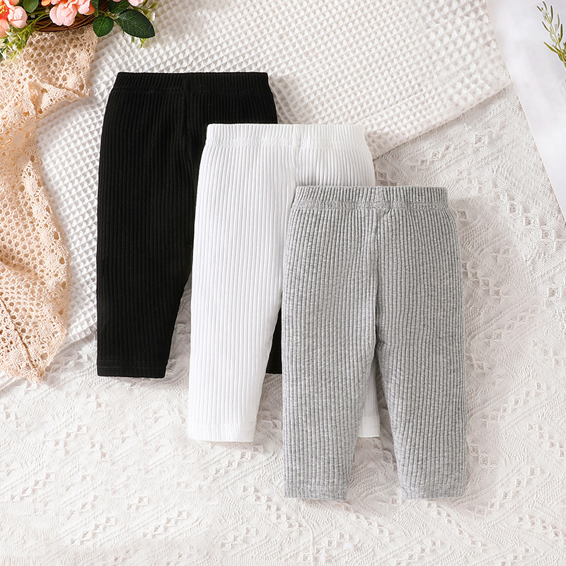 Mother&Kids Boys and girls baby pants three three-color combination casual pants set_voghion.com