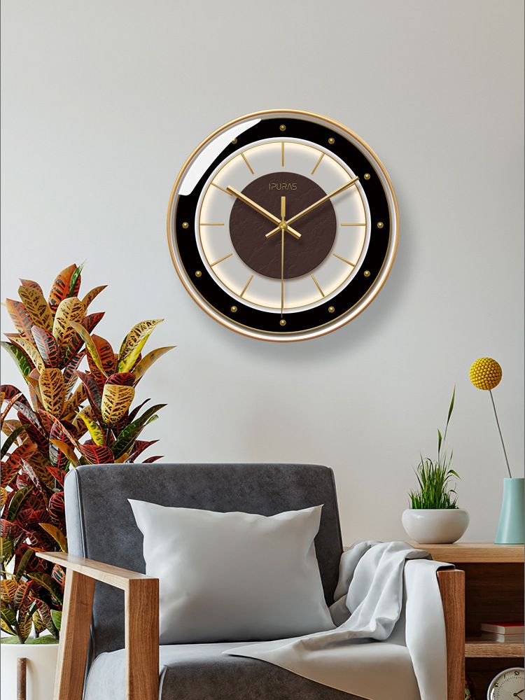 Yipula 7082 Salon Minimalistyczny dekoracyjny nowoczesny prosty elegancki zegar ścienny kwarcowy_voghion.com
