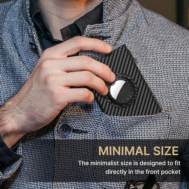 Microfiber Oil Wax Men's Wallet Tri-fold Rfid Anti-theft Brush Automatic Pop-up Card Bag_voghion.com