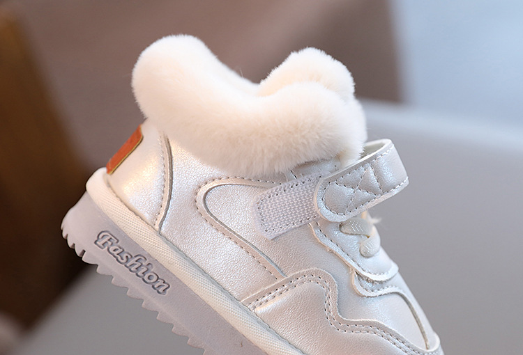 Scarponi da neve per bambini, scarpe per bambini, scarpe invernali in cotone, bambini di 5 anni, ragazze ispessite, neonati morbidi_voghion.com