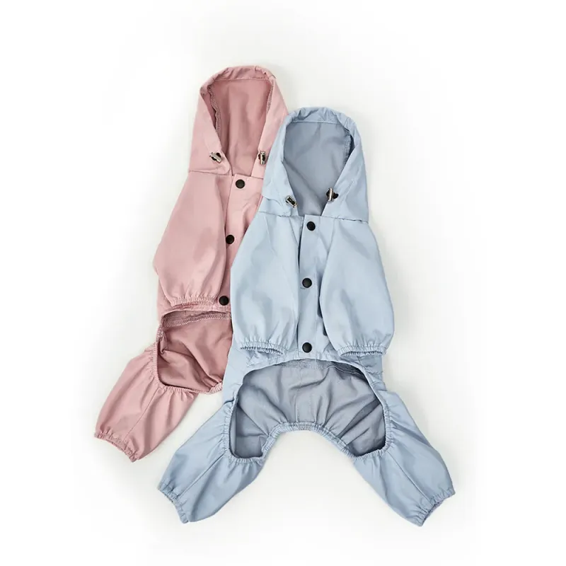 Combinaison imperméable pour chien d'extérieur, vêtements réfléchissants pour chiots de petite et moyenne taille, chihuahua, yorkshire, imperméable à capuche_voghion.com