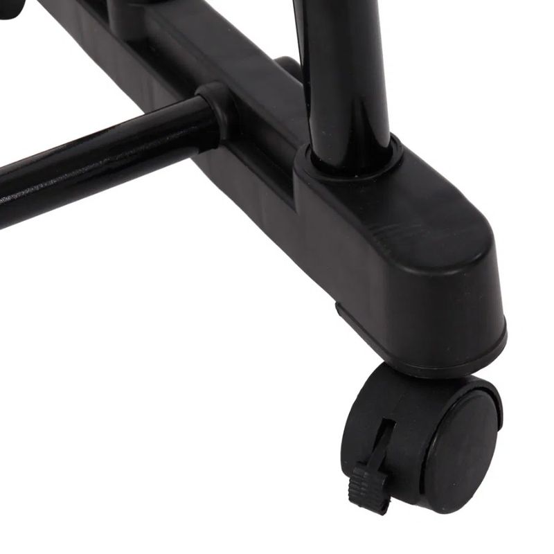 Bar Stand Garment Hanging Heavy Hanger Duty Single Clothes Rack Rolling Portable_voghion.com