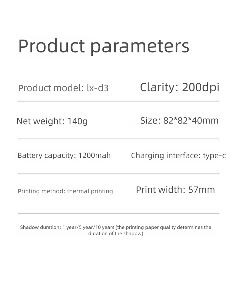 Tuya Nieuwe Mini Labelprinter Fotoafdruk Foutcorrectie Klein Huishoudelijk Draagbaar Draadloos Bluetooth_voghion.com