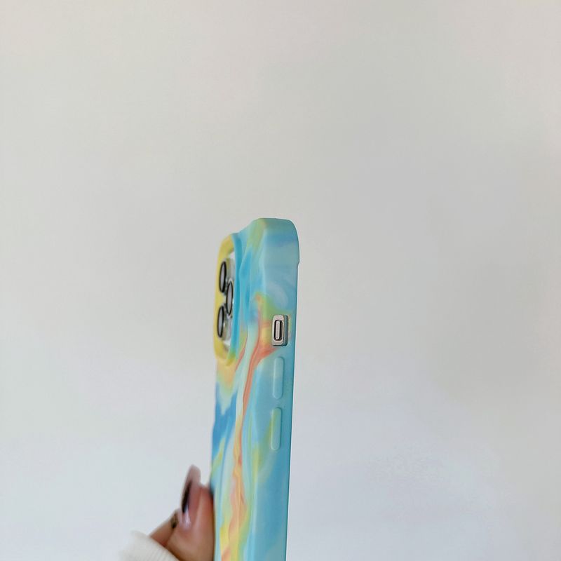 Mobiltelefon tok maszatolós sorozatú vízmatricák, iPhone 15-höz, Apple 14Promax Skin Feel 13-hoz, határokon átnyúló nagykereskedelem_voghion.com
