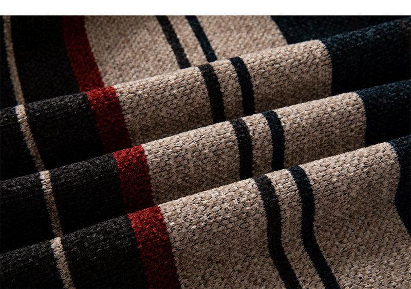 Herenkleding 2024 nieuwe oreign trade herfst en winter gebreide trui opstaande kraag vest heren trui grote maat plus fluwelen jas_voghion.com