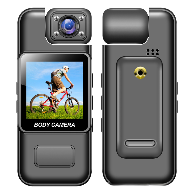 Dash Cam HD 4K Ciclismo ao ar livre Esportes Portátil Com Tela Pequena Visão Noturna Câmera Corporal_voghion.com