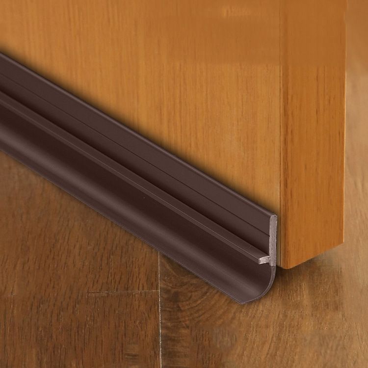 Costura de porta, faixa de vedação inferior de porta, faixa de isolamento acústico autoadesiva à prova de vento para portas e janelas, faixa de proteção de canto à prova d'água com vãos espessos_voghion.com