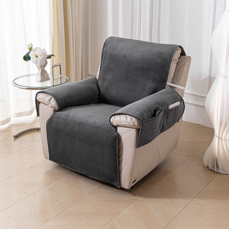 Sofabezug aus Maisfleece – universell passender, dehnbarer Sofaschutz mit rutschfester Unterseite, maschinenwaschbar (Beige, Grau, Braun)_voghion.com