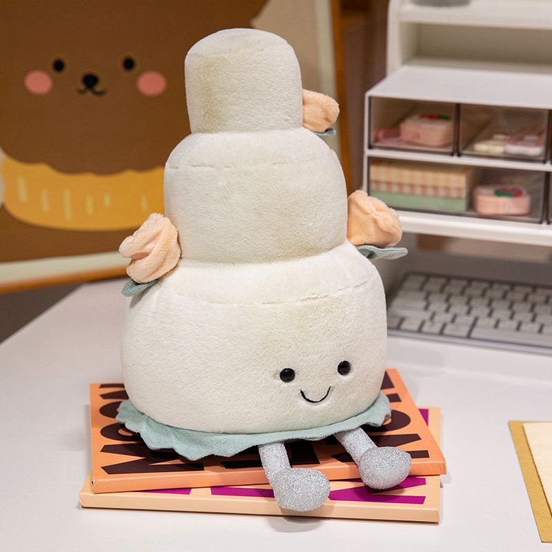 Gefüllte Plüschtiere Puppe Geschenkserie Kuchen Diamantring Puppe Tennispuppe Plüschtier Süße Weihnachtsgeschenke_voghion.com