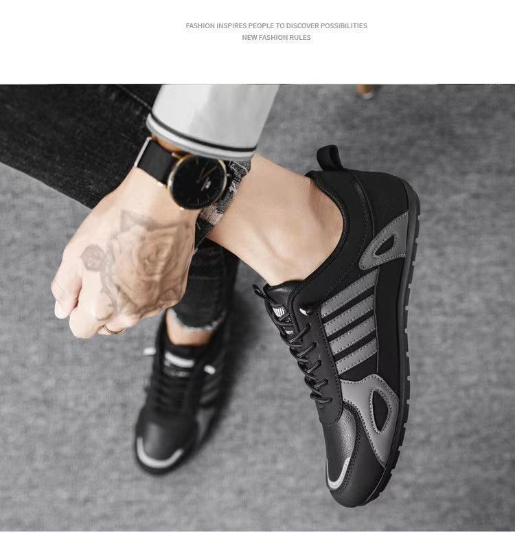 Sommer Neue atmungsaktive Slip-On Lazy Herren rutschfeste flache Sport-Freizeitarbeitsschuhe_voghion.com