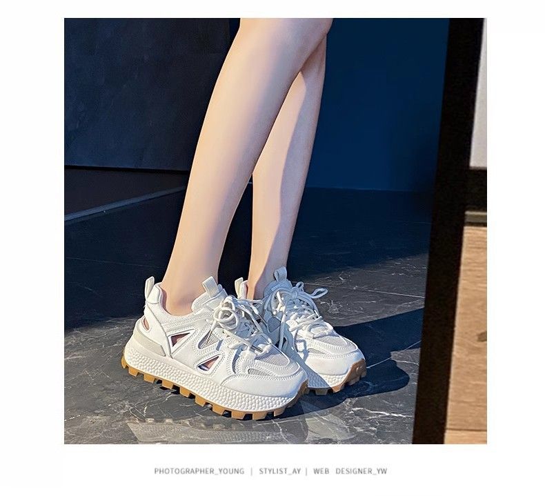 Hole breathable dad shoes for women Forrest Gump shoes for women 2024 new summer sports casual shoes hollow sandals for women_voghion.com