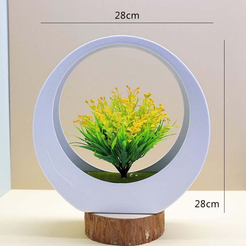 Wohnmöbel Simulation Grünpflanzen Kunststoff Kunstblumen kreative Bonsai Desktop Ornamente Blume Simulation Pflanzen_voghion.com