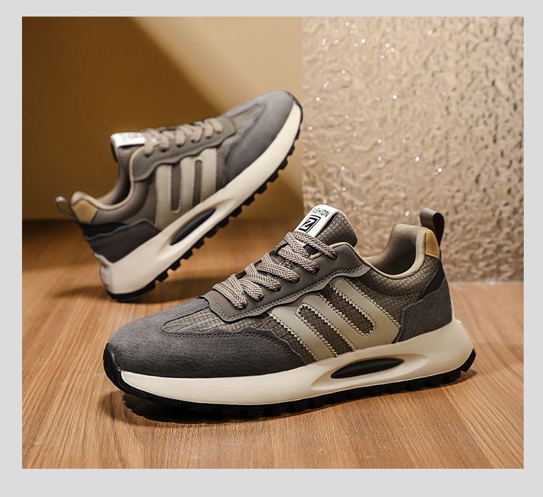 Forrest Gump Nouvelles chaussures de course pour hommes, décontractées, tendance, à semelles épaisses, rehaussantes pour papa_voghion.com