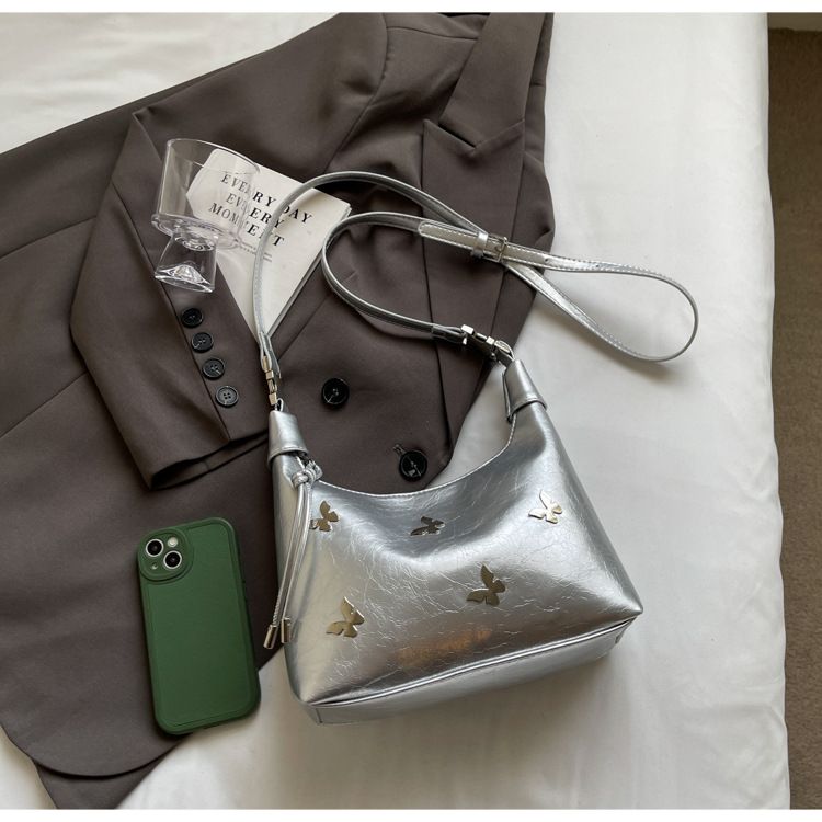 La borsa popolare di quest'anno per le donne 2024 nuova borsa a tracolla alla moda e versatile, spalla singola di alta qualità ascellare_voghion.com