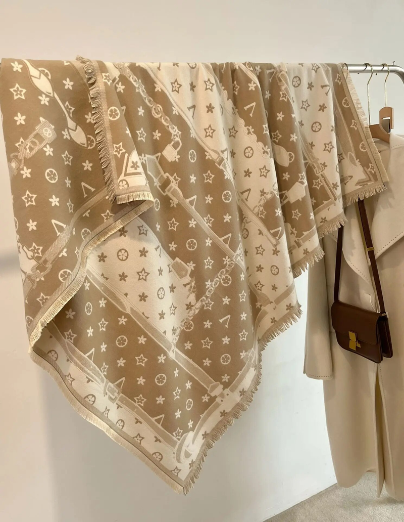 2023 Winter Mode Sjaal Kasjmier Pashmina Sjaals En Wraps Vrouwelijke Bufanda Merk Print Dikke Warme Sjaals_voghion.com