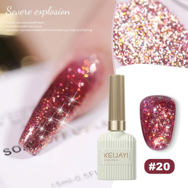 Nails Art & Tools Internet-Berühmtheit gebrochener Diamant-Glitzerkleber neues Produkt brillanter Disco-Pulverkleber Nagelkunst gebrochener Diamantkleber_voghion.com