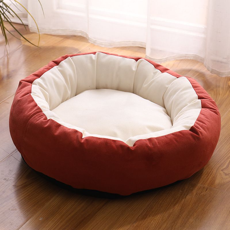 Rundes Stoff-Katzennest für vier Jahreszeiten, warmes Nest, schmutzabweisend, waschbar, großes Hundehaus, Heimtierbedarf_voghion.com