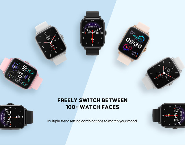 Ainuevo Y20GT inteligentny zegarek Bluetooth 1.7 "wyświetlacz HD 28 + tryby sportowe wodoodporny IP67 Smartwatch z trackerem fitness dla kobiet mężczyzn_voghion.com