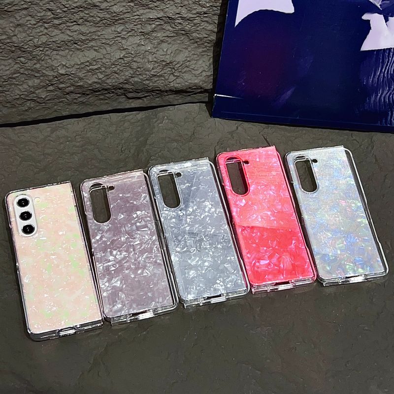 For Samsung Galaxy Z Fold 3 4 5 6 Crystal Elegant Shell Phone Case Cover_voghion.com