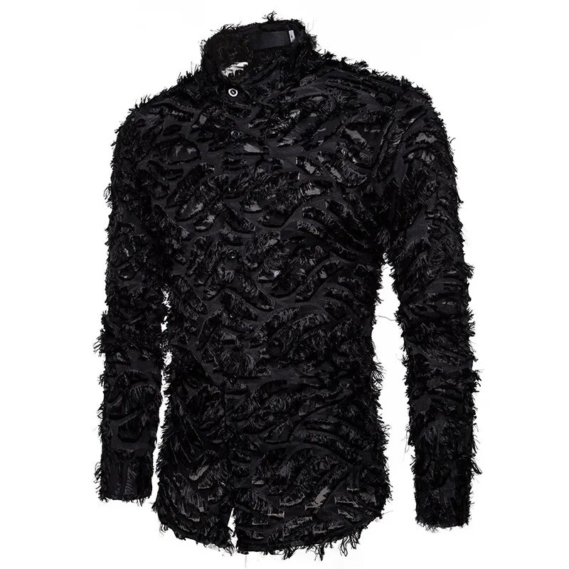 Camicie da uomo punk alla moda a maniche lunghe per la primavera e l'autunno 2024_voghion.com
