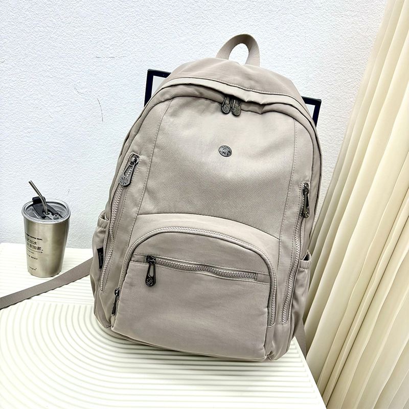 Zaino da donna, nuovo, ultraleggero, impermeabile, in tessuto di nylon da paracadute, grande capacità, borsa a soffietto, moda di nicchia_voghion.com