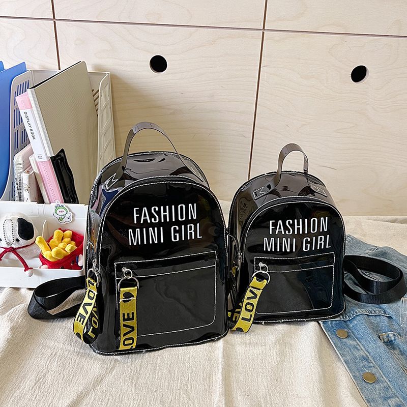 Zaino da donna in gelatina trasparente estivo, stile semplice e alla moda, versione coreana 2024_voghion.com