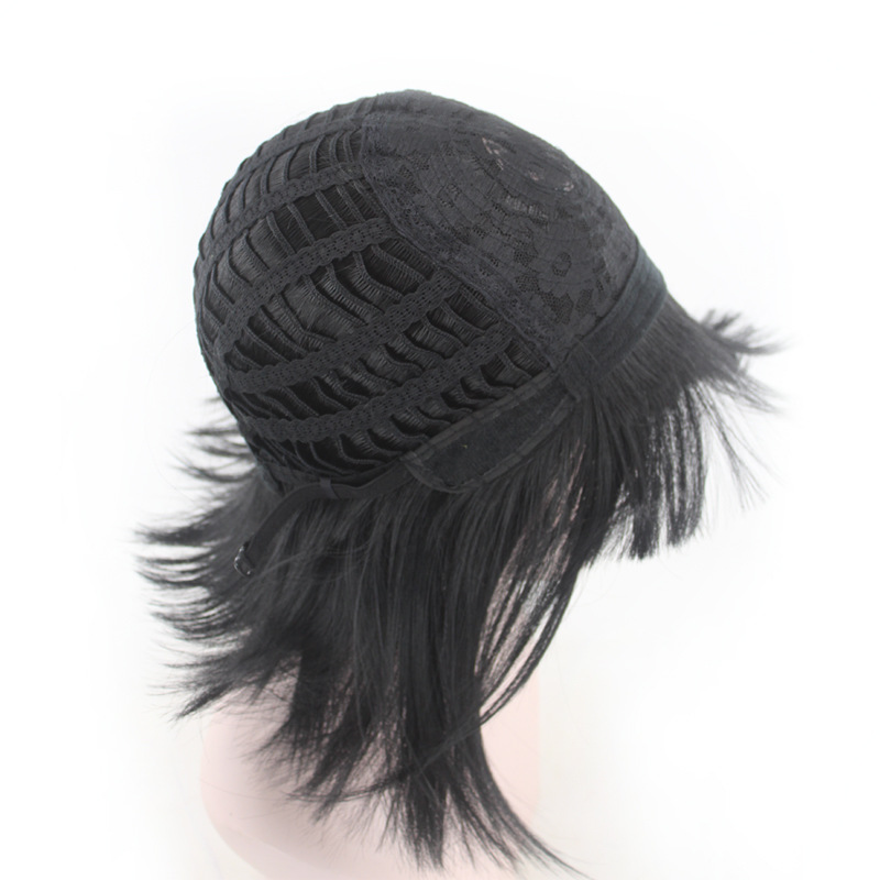Synthetische Perücke für Frauen mit BOBO Face Wave Head Simulation Short Hair Female_voghion.com