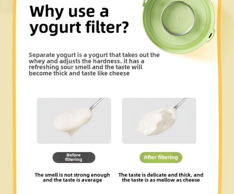 Séparateur fixe à filtre fin pour yaourt grec fait maison, extraction à froid et compression_voghion.com