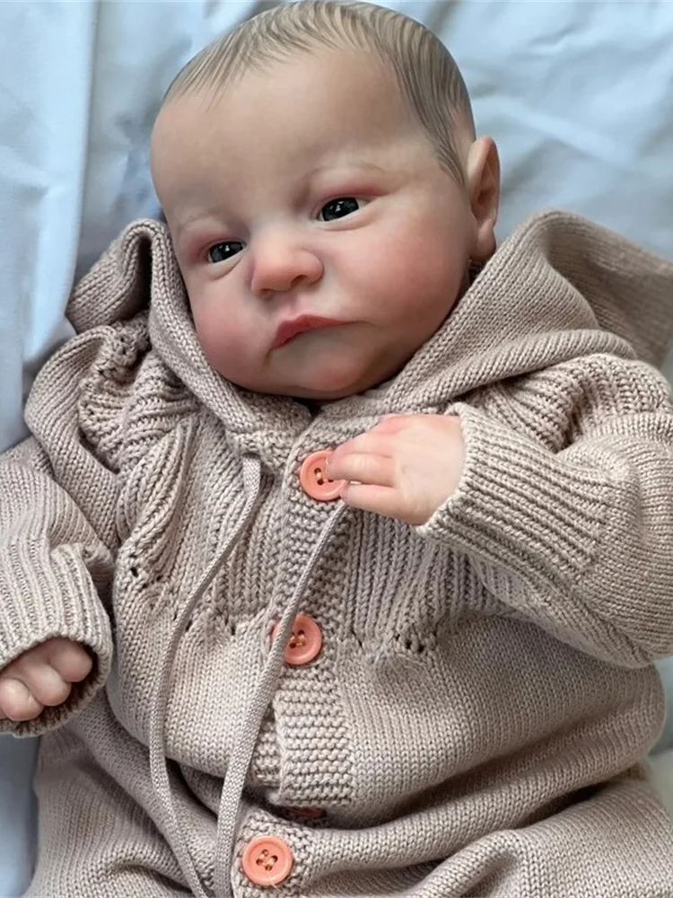 Pinky Reborn 19 Inch 48 cm Reborn Doll Realistic Bebe Reborn Soft Silicone Realistic Soft Vinyl Lifelike Cute Newborn Reborn Bab_voghion.com