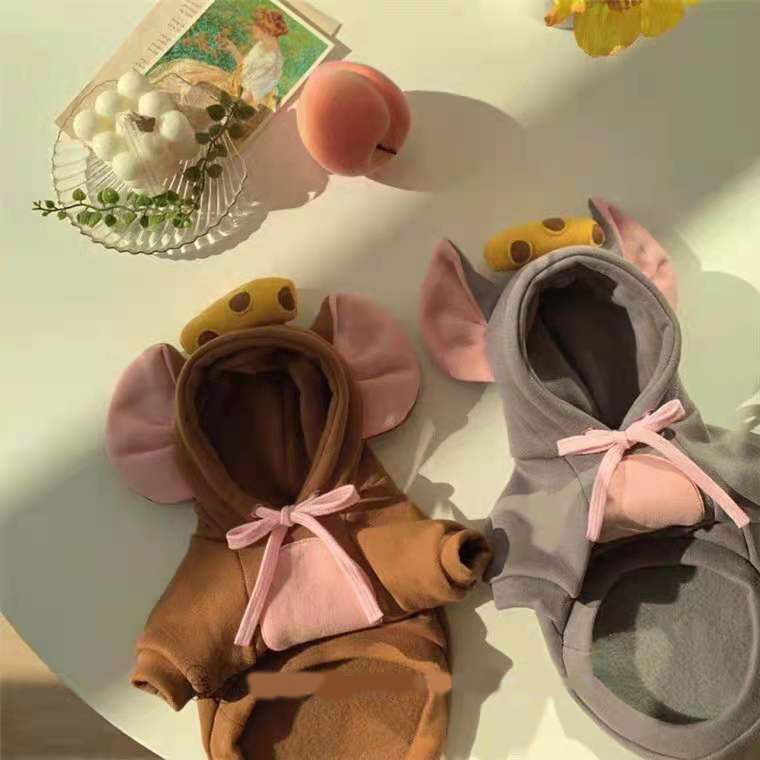 Trasformazione della frutta cane gatto cane di piccola e media taglia autunno e inverno gilet pile abbigliamento forniture pet Teddy metodo secchio produttori_voghion.com