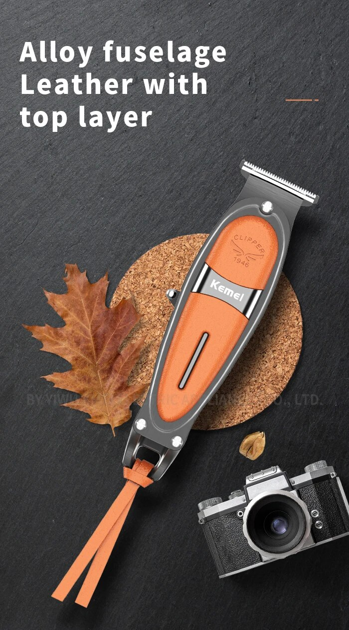 Kemei Professional Fade Hair Clipper Combo Zero Gapped Cordless Edge Hair Trimmer Barber Shop Electric 2 Hair Cutting Machines_voghion.com