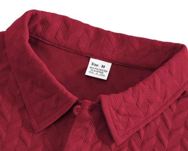 Herr Jacquard-polo - Mikrotryckdesign | Sommarkläder för fritid_voghion.com