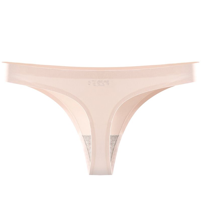 2025e Sexy Underwear Sports Fitness Thong Ice Silk Seamless One-Piece Invisible Fit Low Waist T-Pants Women_voghion.com